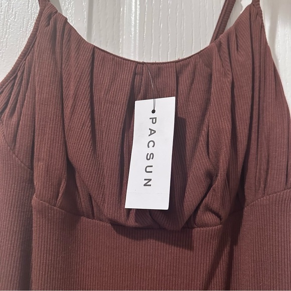 Kendall & Kylie Pacsun Brown Mini Dress NWT - Picture 5 of 6